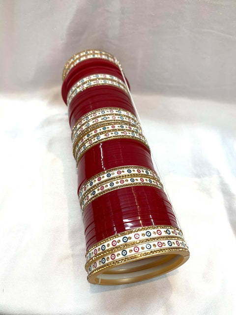 CHERRY Red Dotted Stone Churra