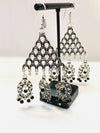 Latest silver plated earrings