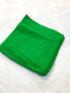 Under skirt or peticott in cotton fabric, parrot green colour waist size-44 inch