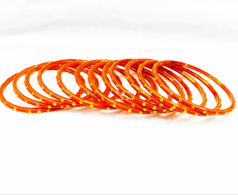 Hard glass bangles (1 dozen)