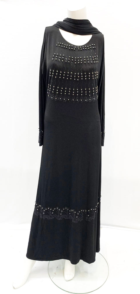 size 44  stretchable fabric  Latest Abaya Dress