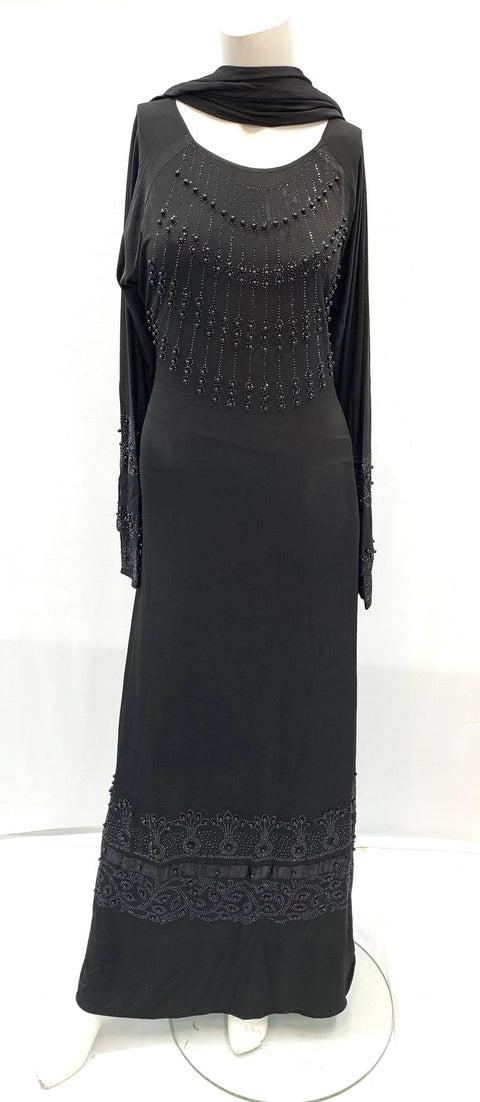 size 44  stretchable fabric  Latest Abaya Dress