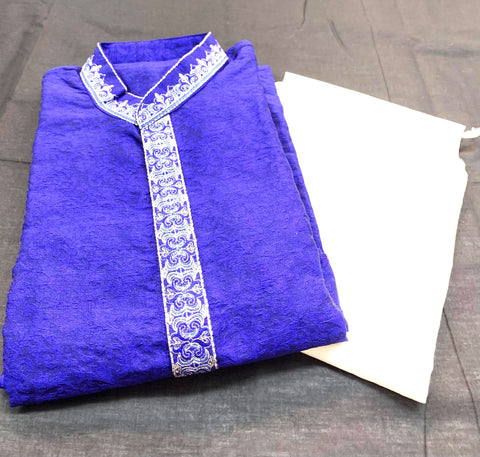 Kurta pajama on silk base