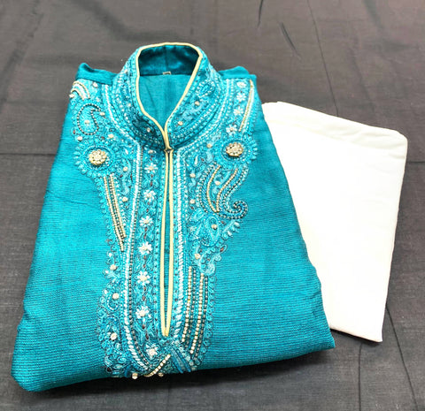 Kurta Pajama On Silk Base