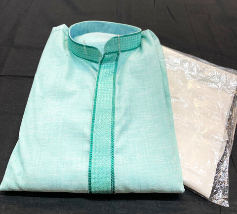 Kurta pajama on glace cotton base
