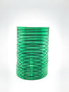 Green colour Shiny Metal Bangles , 3dozen In One Set