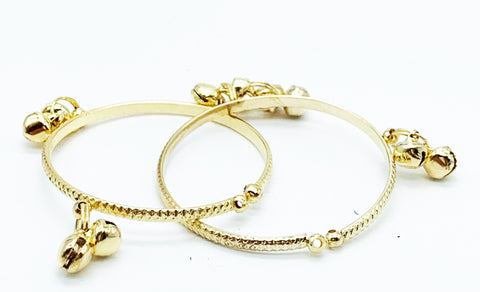 adjustable Baby bracelets golden colour (Pair)