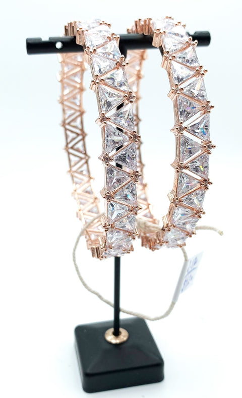 Rosegold and silver design American diamond Kade (2 KAde)