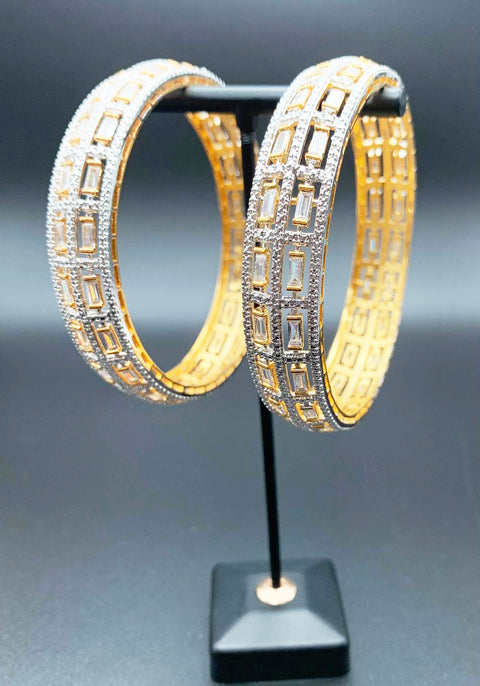 Golden and silver  American diamond kade (2 KAde)