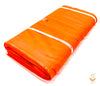 Dark Orange colour Rubia Voile turban fabric ($5 Per Meter)