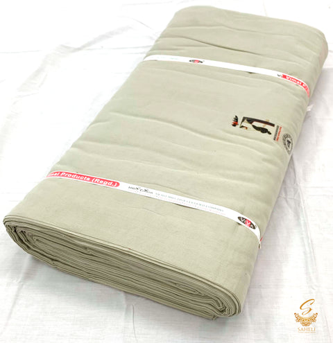Beige tan Pure full Voile turban fabric colour ($5 Per Meter)