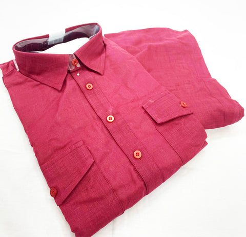 Meron Colour Cotton Based Pathani Suit