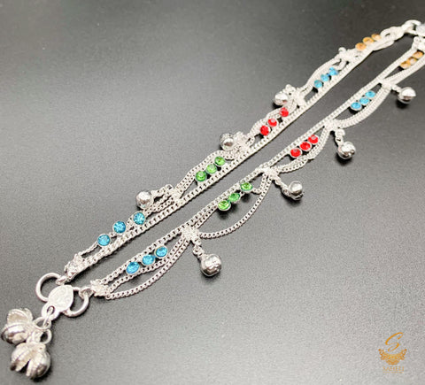 KIDS beautiful anklets 18cm (Not original silver)