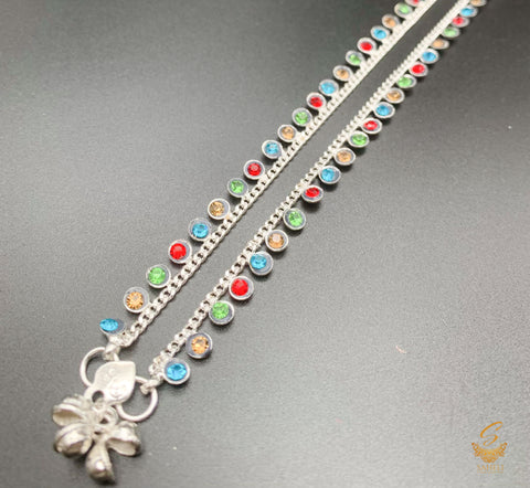 KIDS beautiful anklets 16cm (Not original silver)