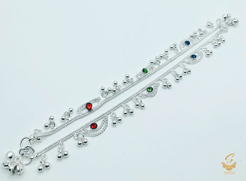 beautiful anklets for kids 20cm (not original silver)