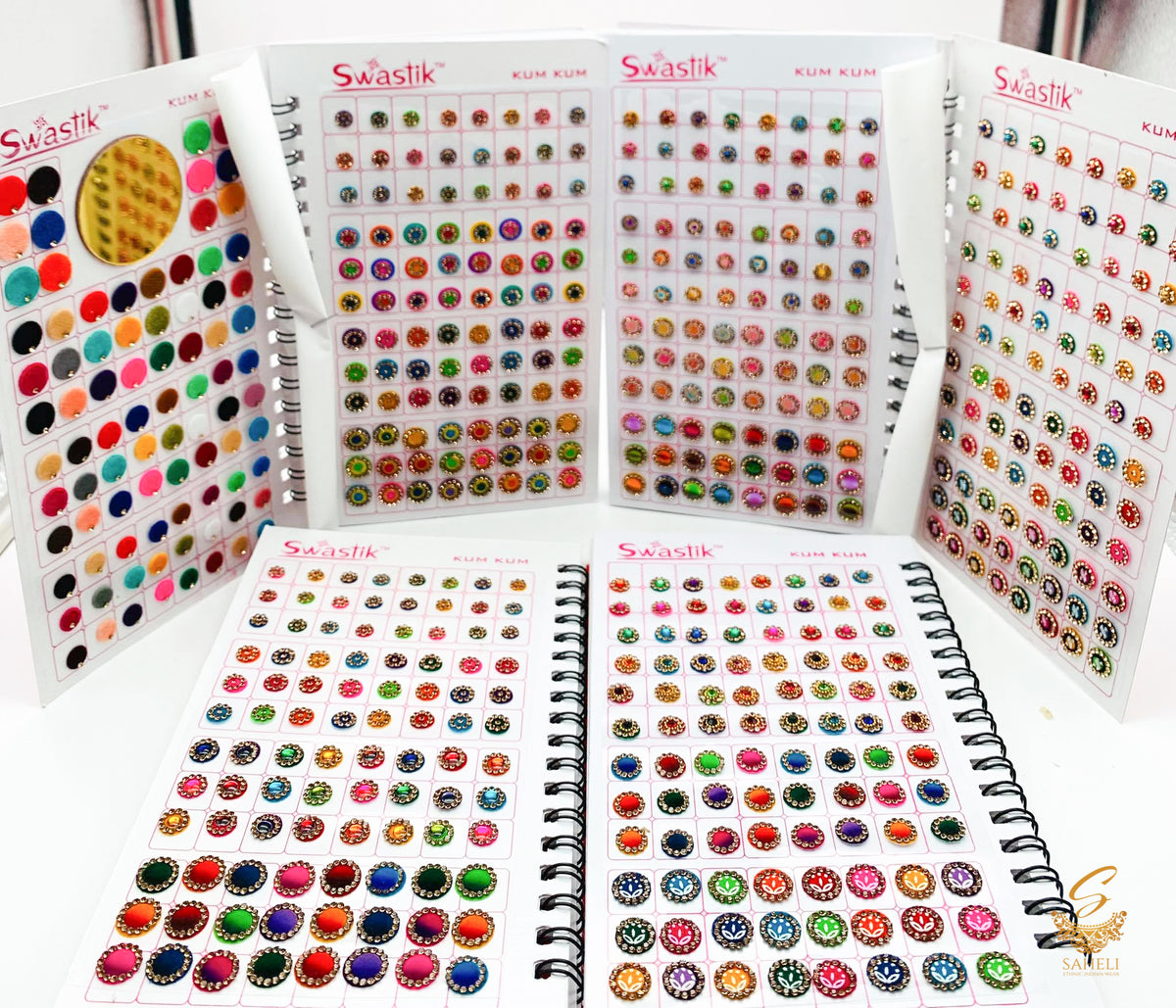 Bindi Work Tree Beautiful Stone Work Bindi Book Multi Colours Different Sizes Differen ...