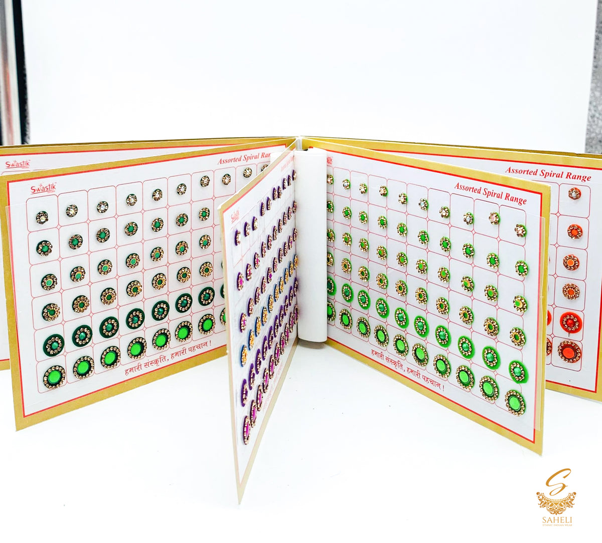 Bindi Work Tree Beautiful stone work bindi book 10 colours different sizes different d ...