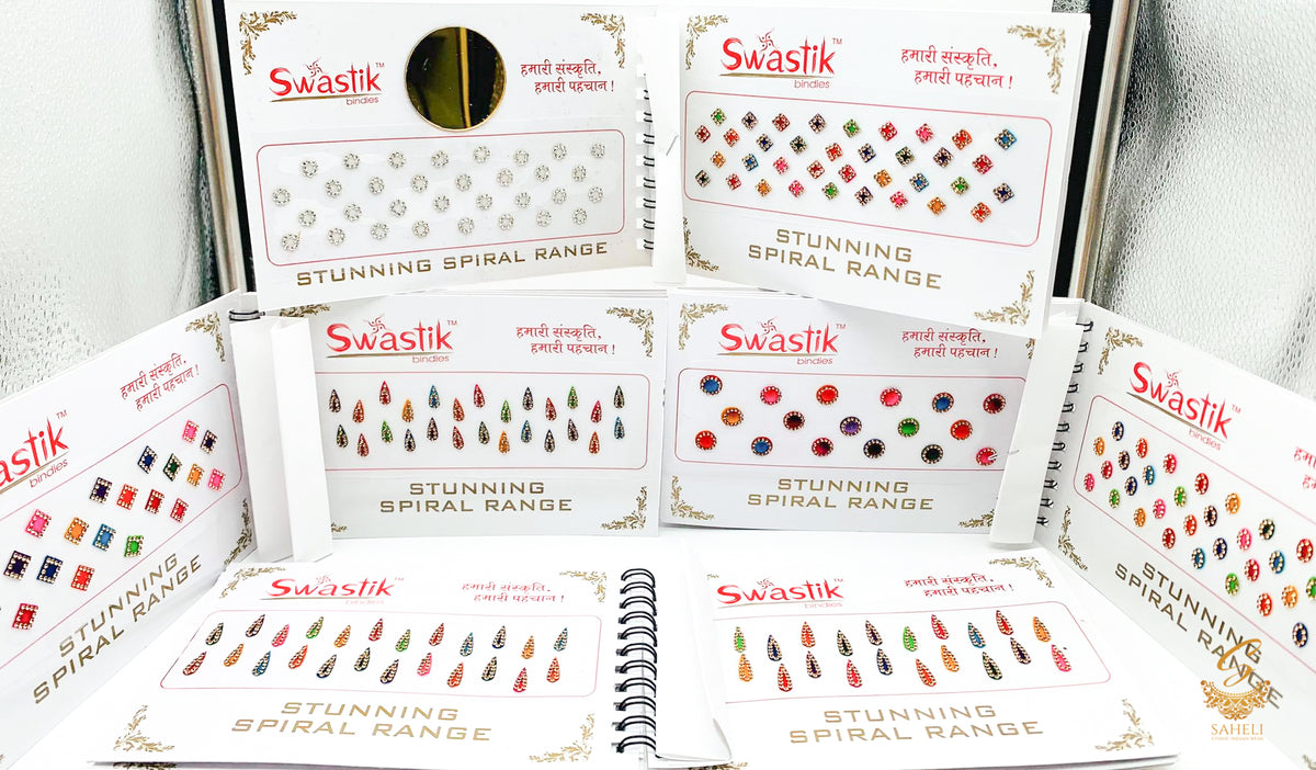 Bindi Work Tree Beautiful Stone Work Bindi Book Multi Colours Different Sizes & Shapes ...