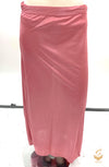 Mauve pink colour shiny soft silky stretchable fabric (waist 40 inches and length 40 inches)
