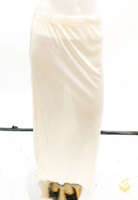 Pastel rose gold colour shiny soft silky stretchable fabric (waist 40 inches and length 40 inches)