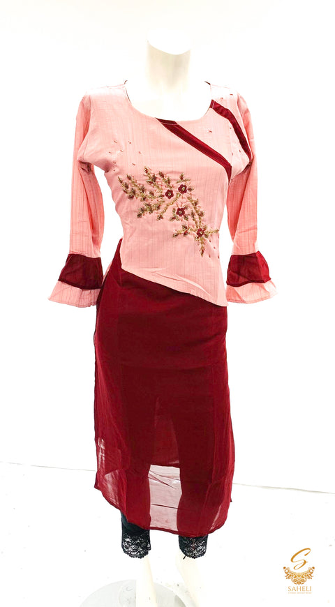 georgette based designer kurti size 42