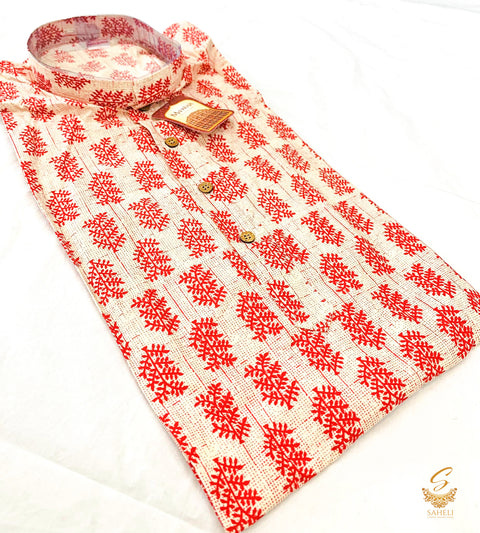 Printed cotton kurti