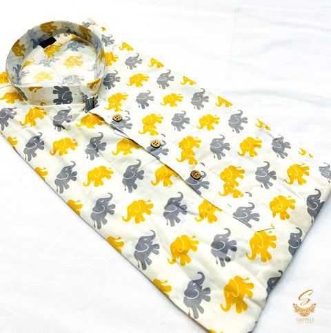 Cotton printed kurti