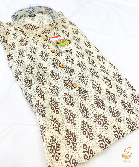 Printed cotton kurti