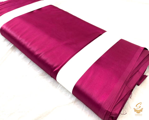 Wine colour japanese satin (per meter) 126cm width