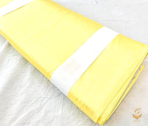 Lemon colour japanese satin (per meter) 126cm width