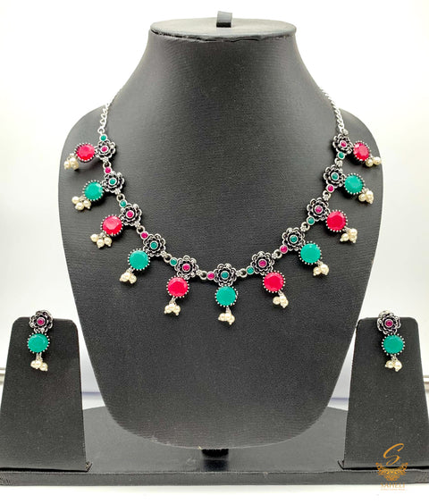 Beautiful oxidised Necklace