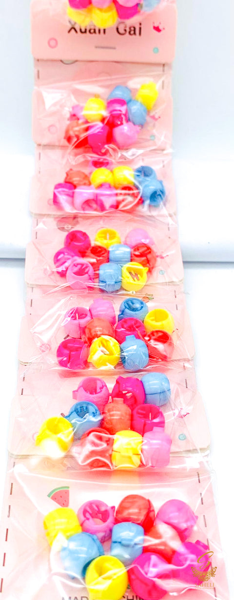 Beautiful Baby bead hair clips  (price per packet)