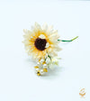 Beautiful Floral Pin with pearls For Hair Styling (Price Per Pin)