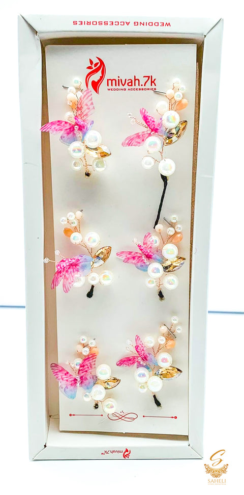BEautiful Crystal Shine PEarls Hair Accessory (Full Box)