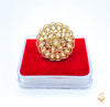 Pastel mintandPolki stone beautiful adjustable Ring