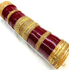Beautiful DeepMaroon Colour Jerkan Kade Bridal Churra