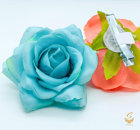 Beautiful coloured Rose For hair styling (price per Rose)