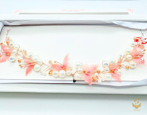 BEautiful Crystal Shine PEarls Hair Accessory (Full Box)