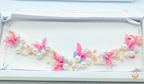 BEautiful Crystal Shine PEarls Hair Accessory
