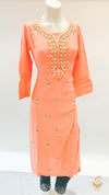 rayon based embroidered Kurti