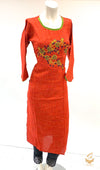 Rayon Based Embroidered Kurti