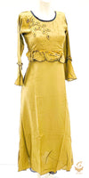 sippy handwork design beautiful flared Rayon Kurti