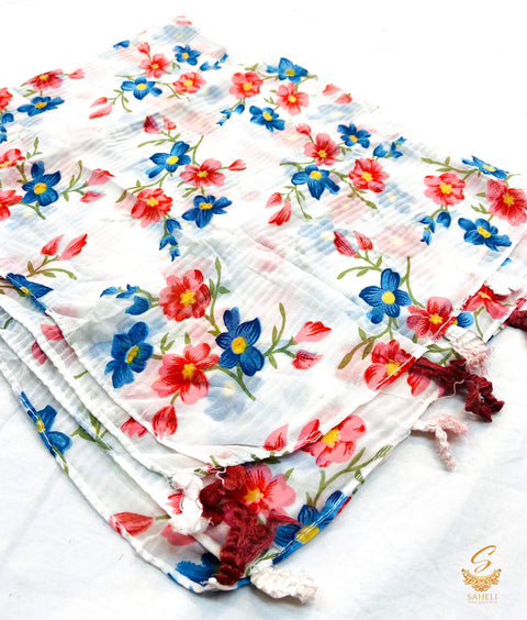 Printed georgette based hijab