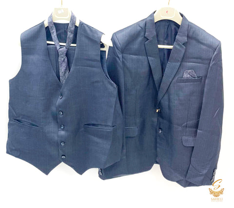 Anchor Grey colour Mens 4 piece suit