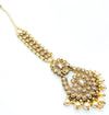 Golden pearls & Stone with polki stone beautiful tikka