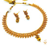Small SizeSouth Indian Style Beautiful Gold Plated (Artificial) Necklace Set