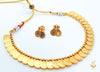 Small SizeSouth Indian Style Beautiful Gold Plated (Artificial) Necklace Set