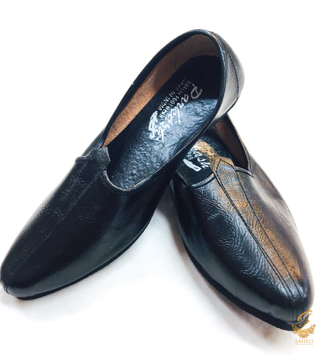 Black colour Mens Punjabi jutti
