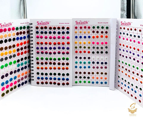 Beautiful Stone/Velvet /double Shade Bindi Book Multi Colours Different Sizes Different Designs Around 1000 Bindies