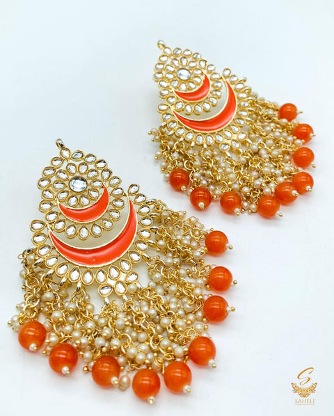 Latest Chandbali Style earrings